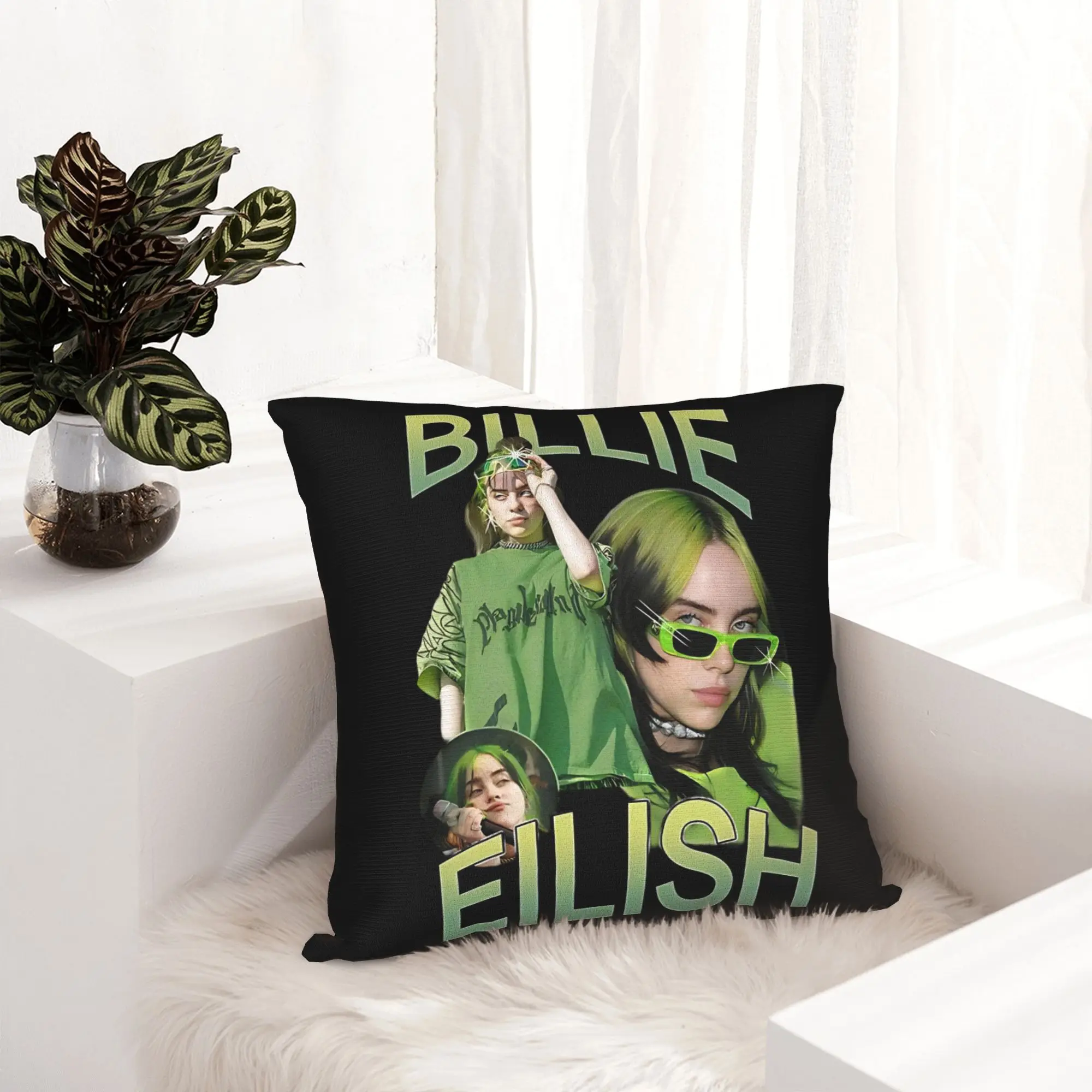 Billies Y2k Pillowcase Printing Fabric Cushion Cover Decorations  Pillow Case Cover Bed Zipper 45X45cm