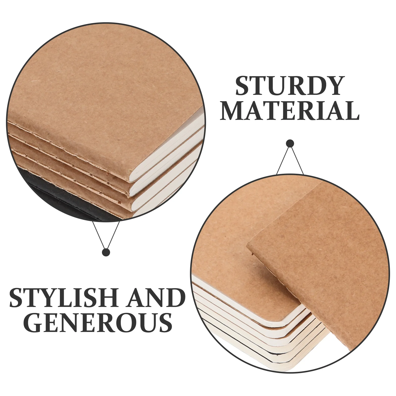 6Pcs Students Painting Blank Notebook Set Small Journal Drawing Sketchbooks Thick Paper Portable Note Books for Travel Work