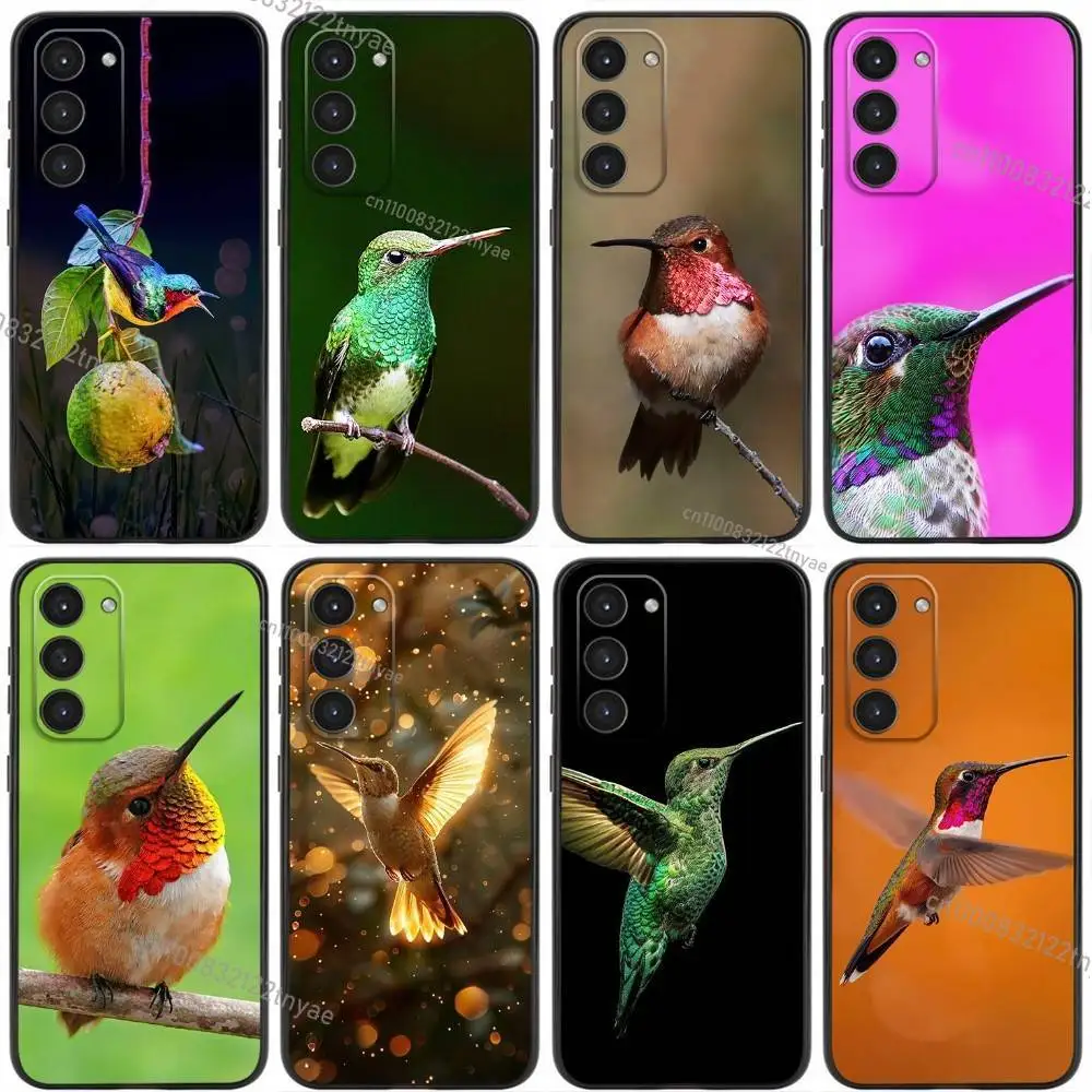 

Cute interesting kingfisher Phone Case For Samsung Galaxy A20,21s,22,31,32,52,53,72,73,80,91 Soft Liquid Silicone Black Cover