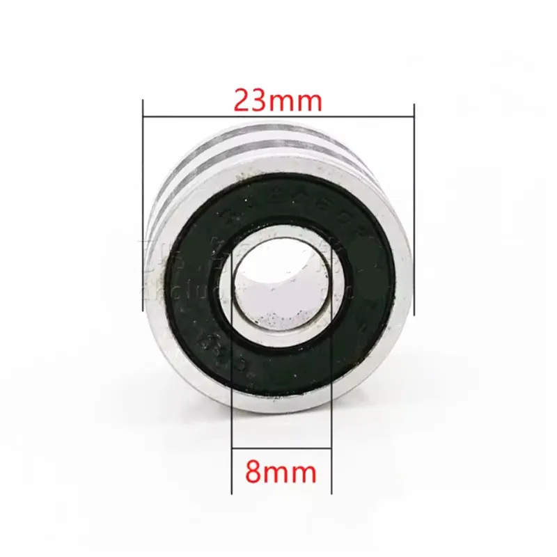 1Pcs ABEC-5 SAEC608×3-2RS 8x23x14mm B8-85D Car Generator Bearing