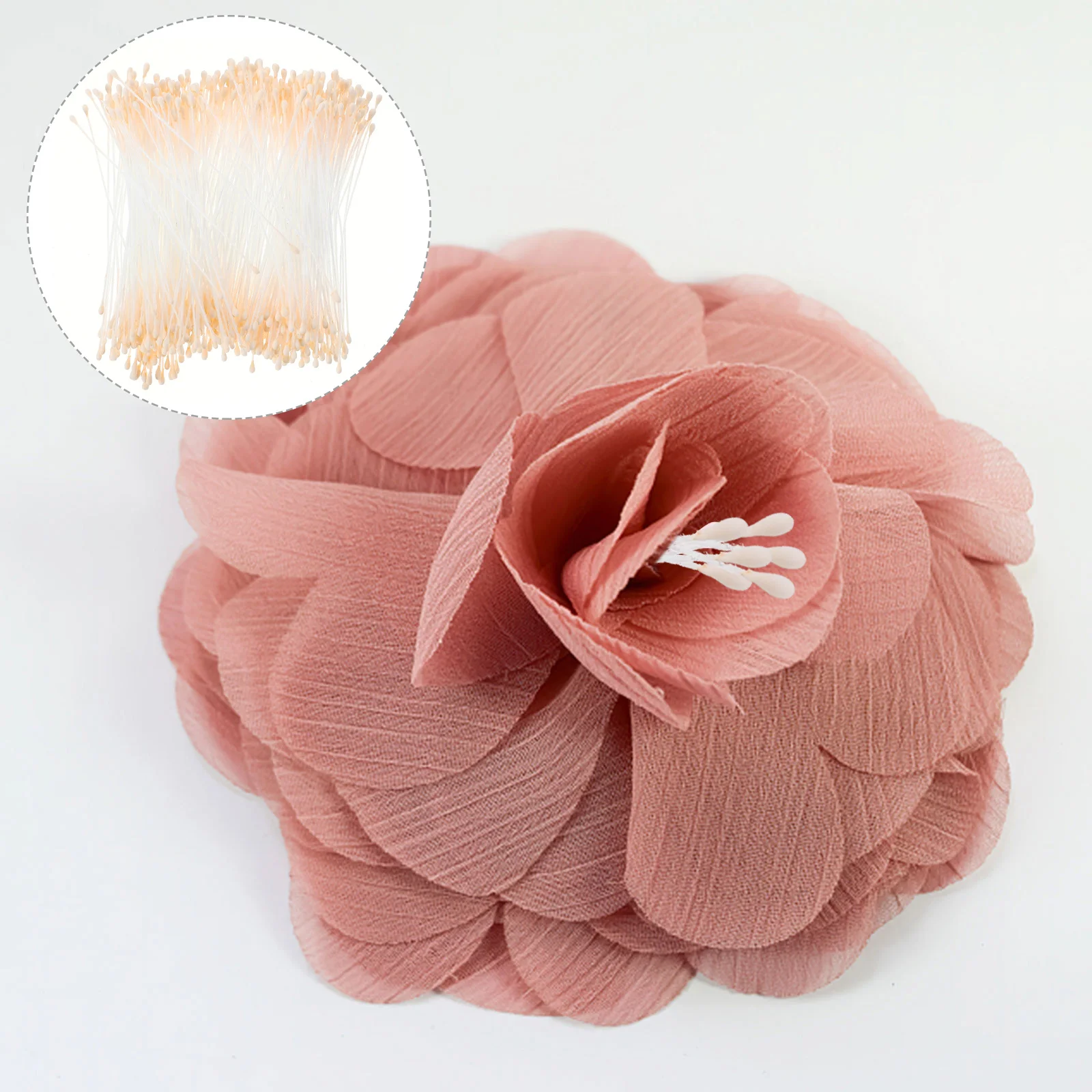 

1 Bag Realistic Floral Dual Head for DIY Flower Making Buds Craft Stems Decoration Centerpiece Handmade Flower Material