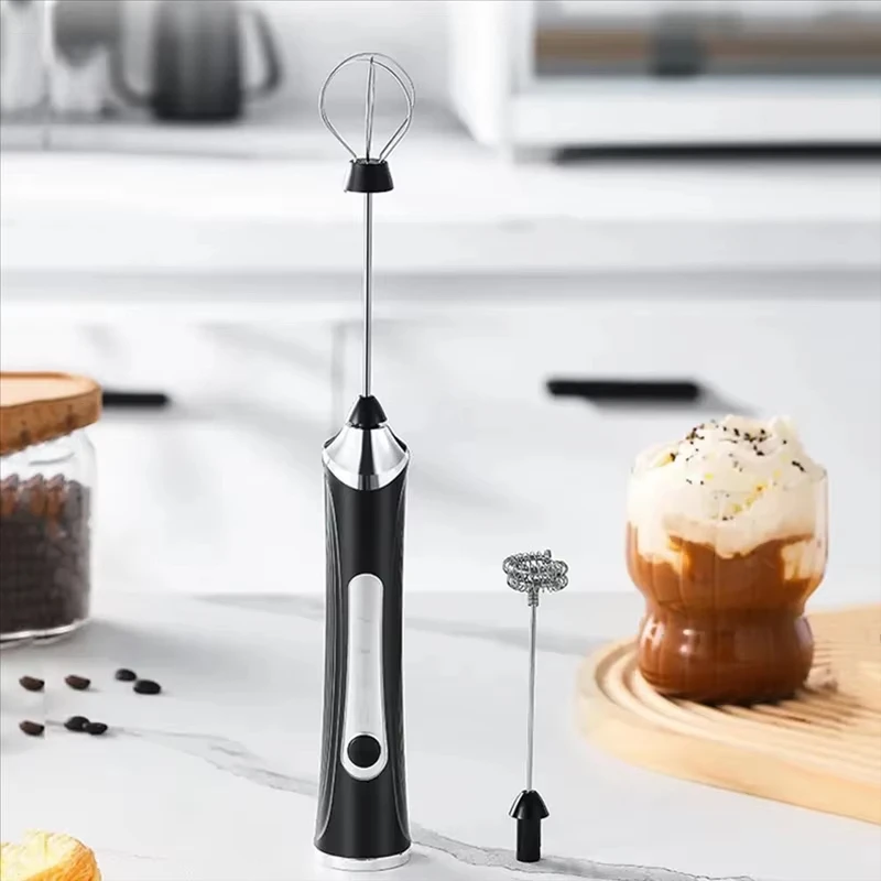 مضرب البيض 3 سرعات، رغوة الحليب، صانع الزبدة المحمول، ماكينة القهوة الكهربائية، أداة المطبخ البيض الأبيض، خلاط محمول