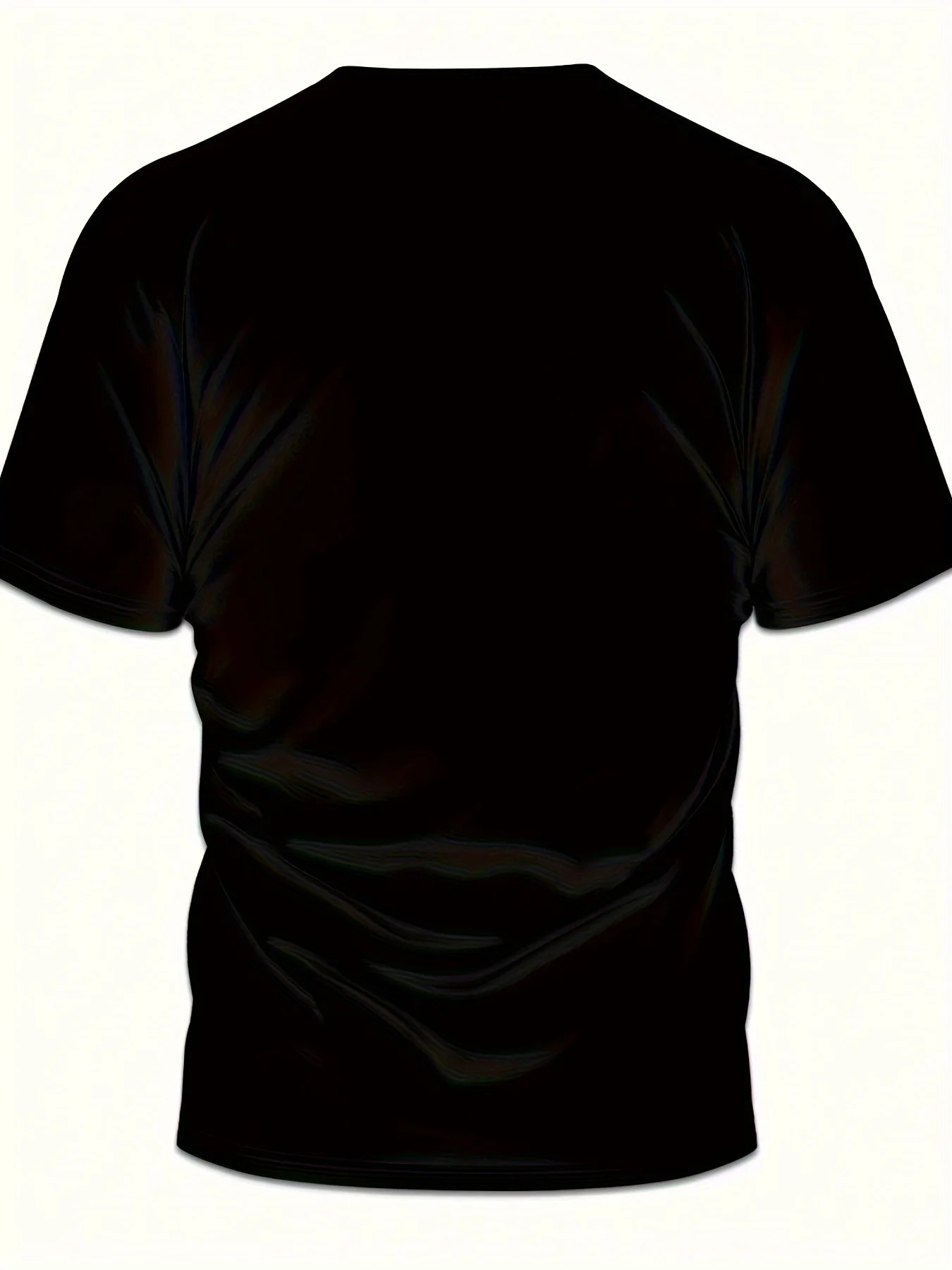 Men‘s 3D Playing Card Digital Style Print Clothing Casual Short-Sleeved Round Neck Oversize Fashion Sport T-Shirt image 2
