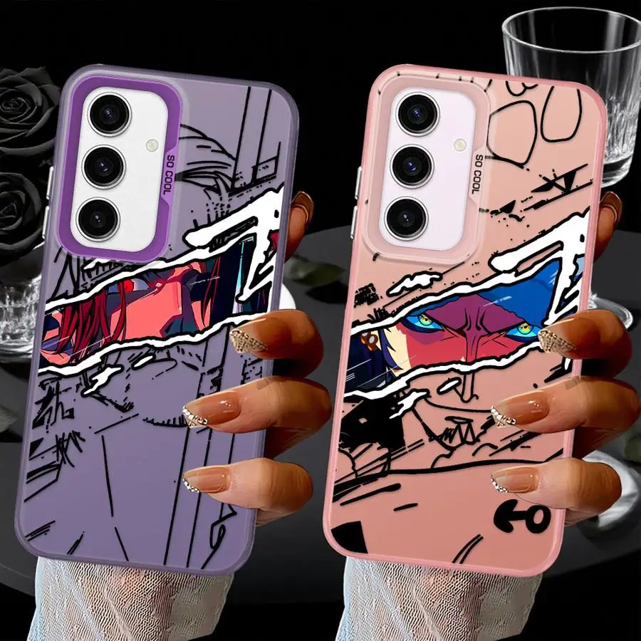 Japanese One Piecs Design Phone Cover Case for Samsung Galaxy A32 A36 A14 A56 A12 A72 A17 A52 A16 A34 A54 A23 A71 A13 A25 A73