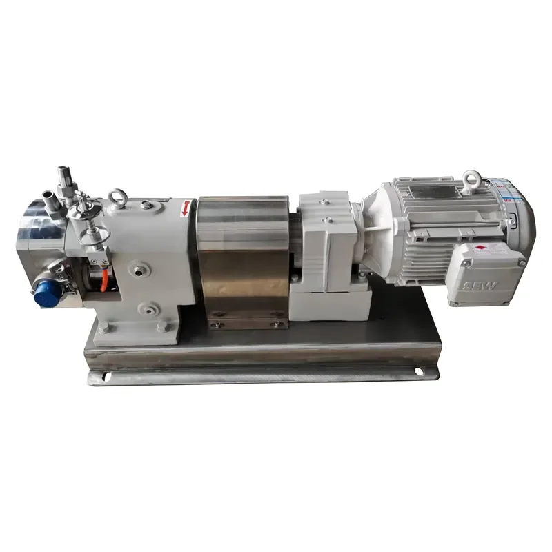 High Viscosity Lobe Rotor Pump Sanitary Customizable Transfer Pump for Chocolate Syrup Molasses Honey