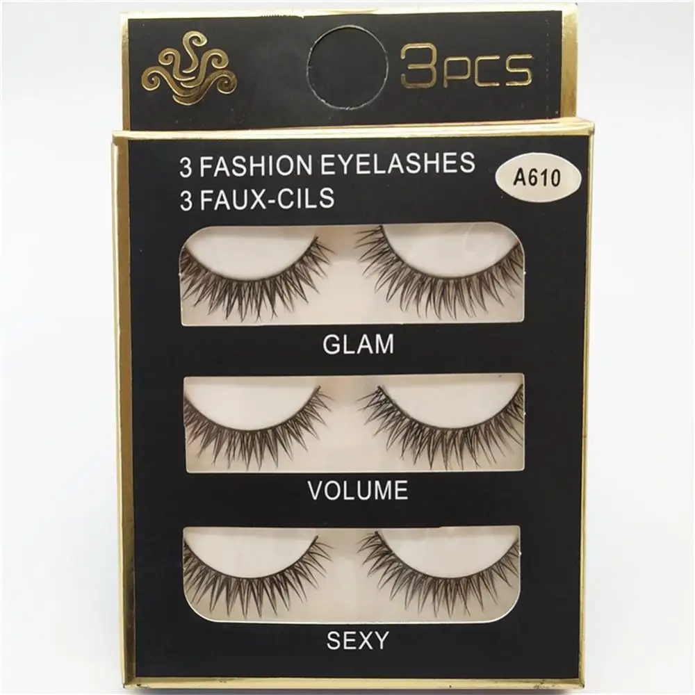 1/3/5PAIRS 3d Faux Mink Hair Fluffy Long-lasting Lightweight Instant Glam Easy To Apply Unleash Your Beauty Long Fluttery Lashes