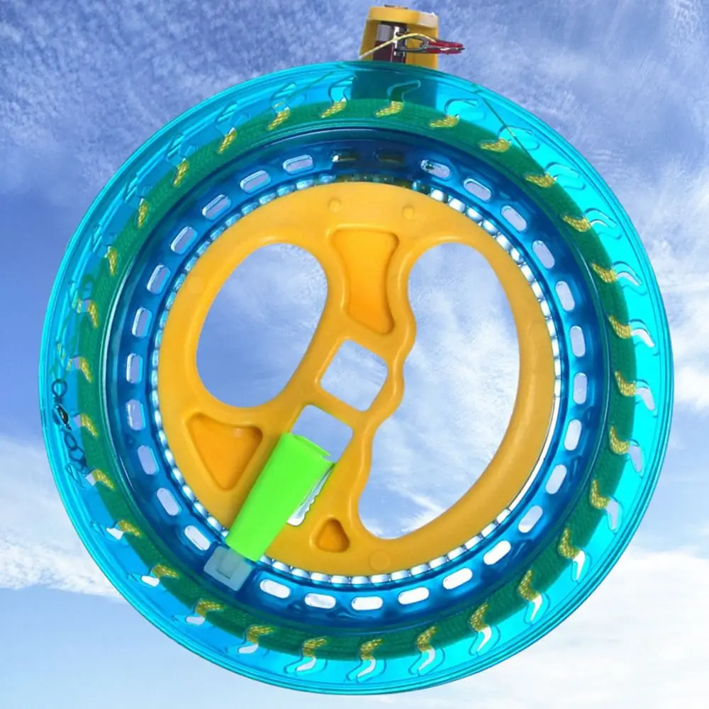 Uchwyt z szpulą na liny do latawców o długości 1312 stóp z blokadą, szpula na liny 16/18/20 cm, skręcana lina, narzędzie do nawijania, koło ogniane.