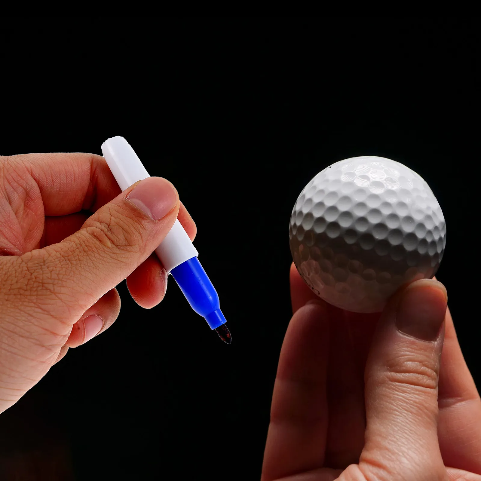 

1 set 1 Set Golf Ball Liner Tool Lightweight Portable Translucent Clamp Design Dual-Side Marking Alignment Tool Golf Training