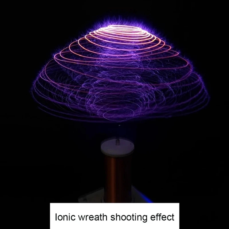 

Top!-For Tesla Coil Plasma Speaker Music High-Power 30Cm Arc Plasma Windmill Light Up Without Wire US Plug