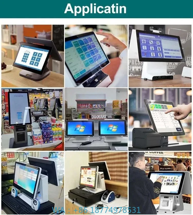 Inch Desktop Kiosk Payment Terminal for Restaurant Fast Food  Touch Screen Ordering Self Service Machine Manufacturer 21.5