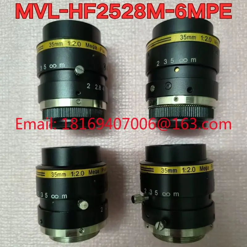 

Second-hand MVL-HF2528M-6MPE industrial camera lens function test is normal