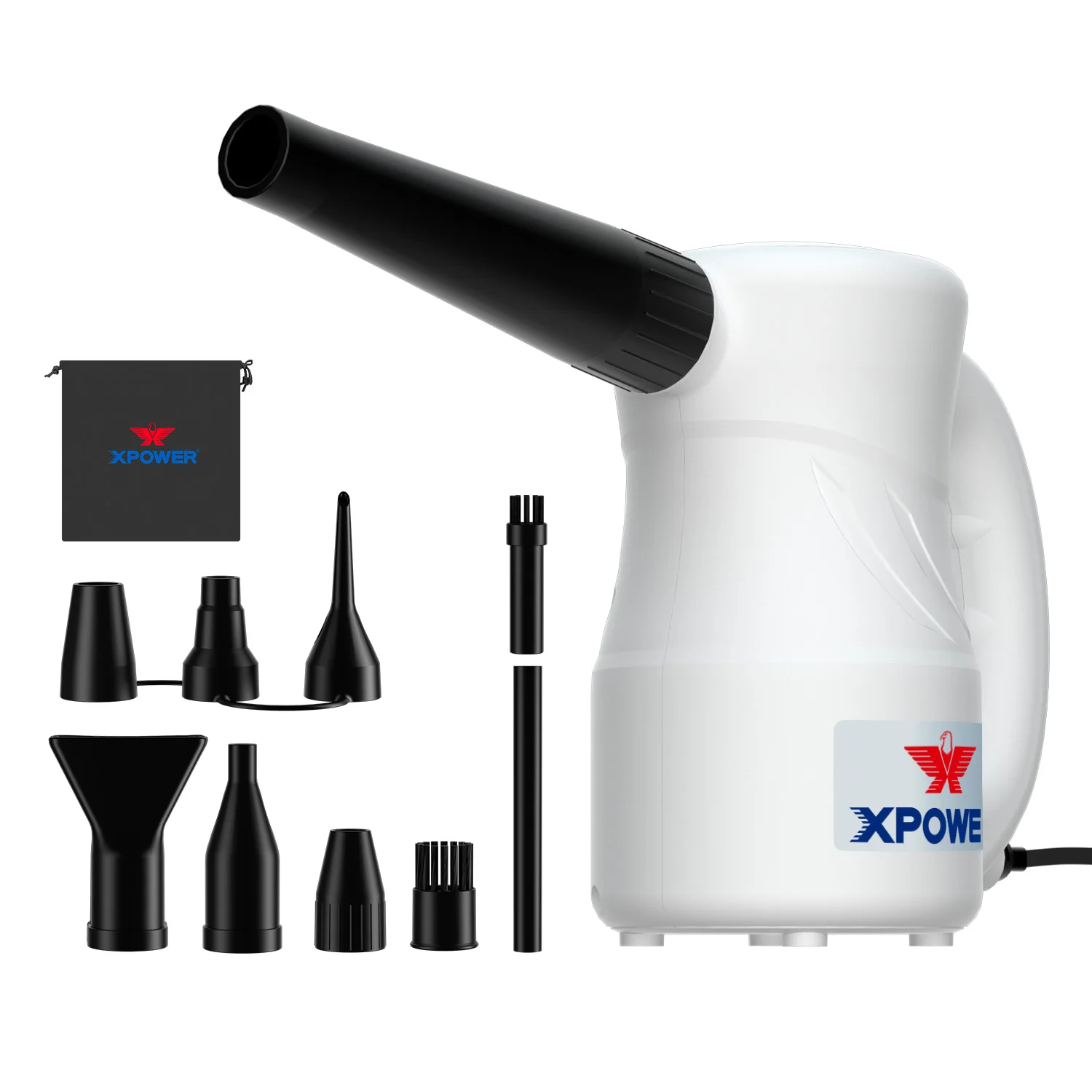 XPOWER Akku-Handstaubsauger A-2S, 520 W elektrischer Luftzerstäuber mit Beutel, 2-Gang XPOWER Akku-Handstaubsauger A-2S, 520 W elektrischer Luftzerstäuber mit Beutel, 2-Gang