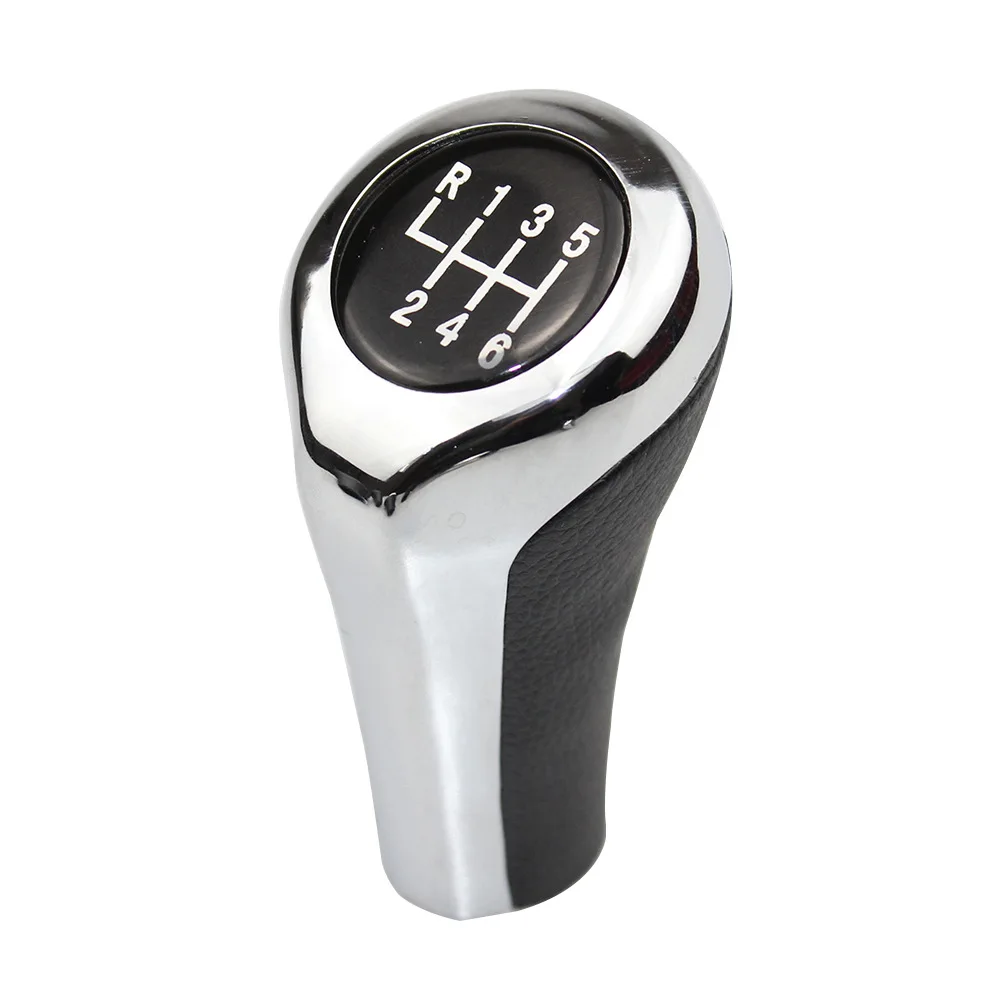 Suitable for BMW bright gear head handball gear lever 5/6 gear shift handball car gear handle accessories 6