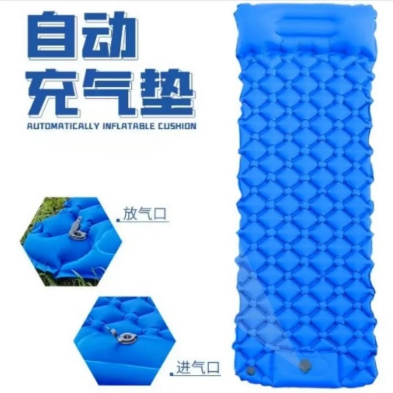 

Ultralight Nylon TPU Inflatable Sleeping Pad Portable Moisture Proof Air Mattress Outdoor Camping Tent Hiking Travel Use