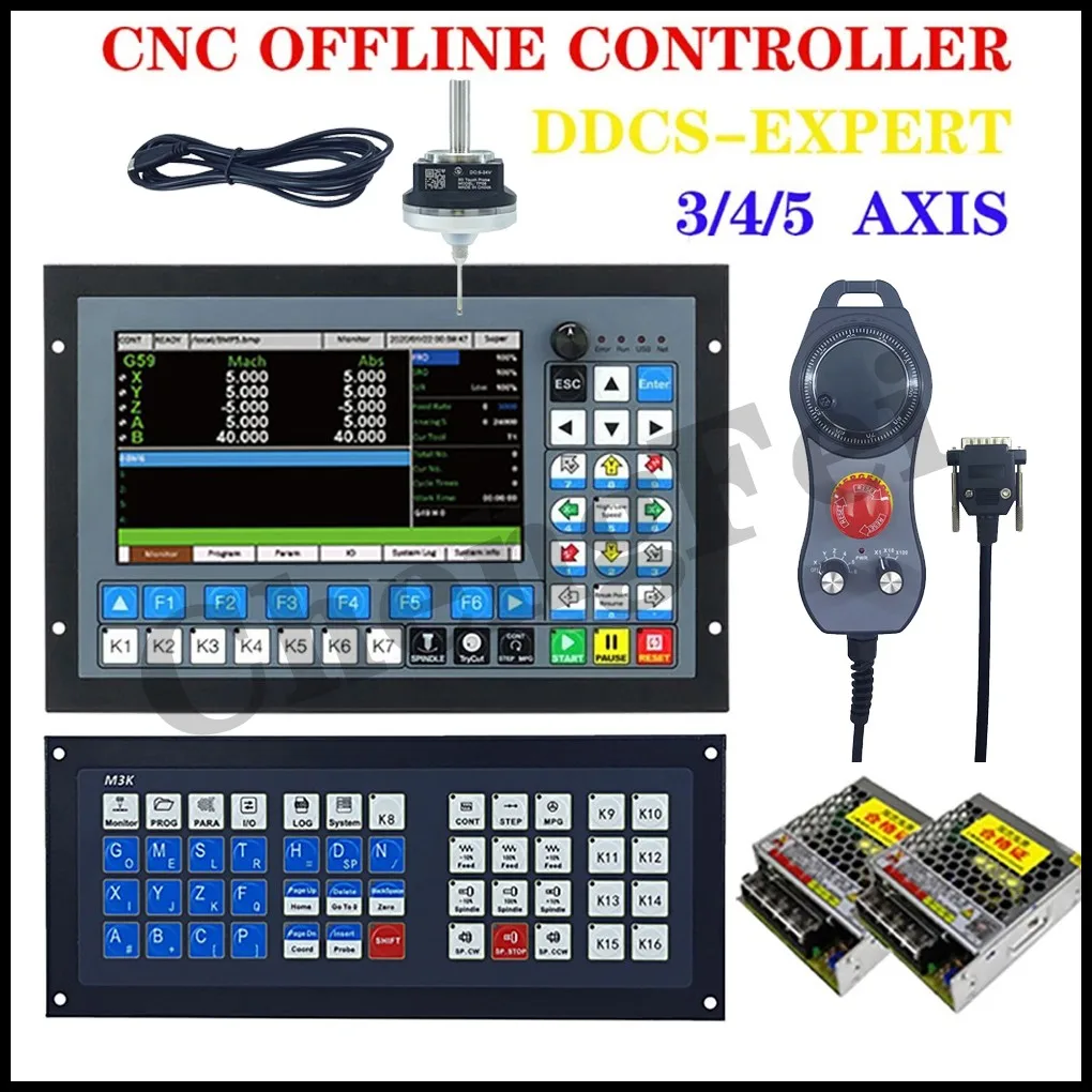 

The Newly Updated 3/4/5 Axis Cnc Offline Controller Ddcs-expert Supports Tool Magazine/atc Stepping Drive Instead Of Ddcsv3.1