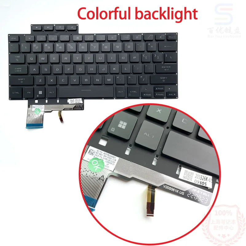 Imagem -03 - Asus-magic 16 Teclado de Computador Notebook Gu604 Jogador País 2023 Gu604v
