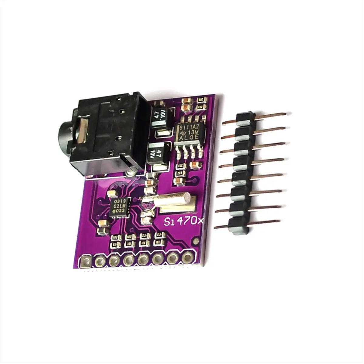 A72Z Si4703 FM Tuner Evaluation Board Digital Radio Broadcast Data Processing Module for AVR ARM PIC with Pins