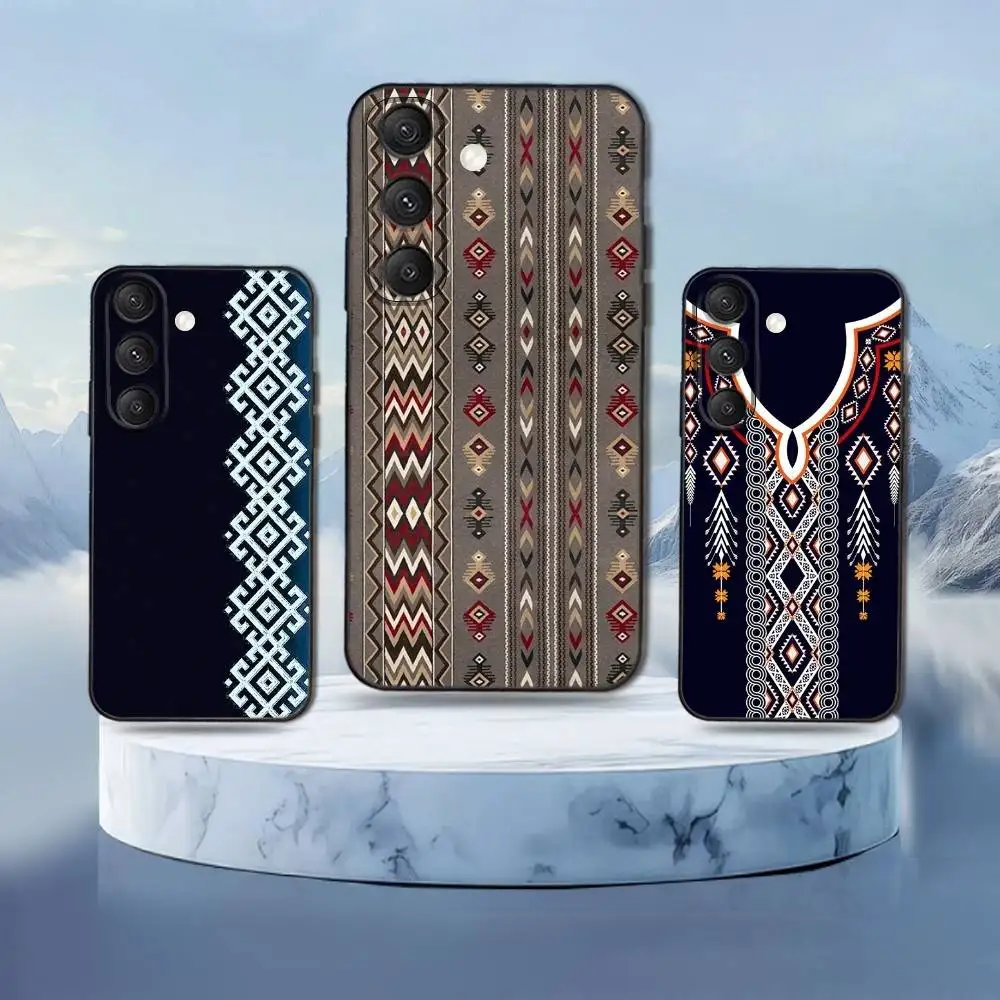 

v-Vintage Totem p-Painting Phone Case For Samsung Galaxy S25,S24,S21,S22,S23,S30,Ultra,S20,Plus,Fe,Lite,Note,10,9,5G Black Cover