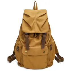 Canvas Men's Women's Rucksack Backpack Travel Satchel Laptop School Shoulder Casula Bag