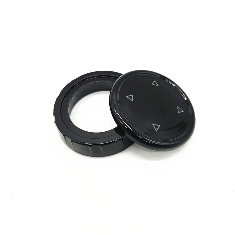 Car Multimedia Button Knob Cover for BMW X1 F25 1 2 3 5 Series Featuring Secure Double Buckle Fit and Backlit Engraved