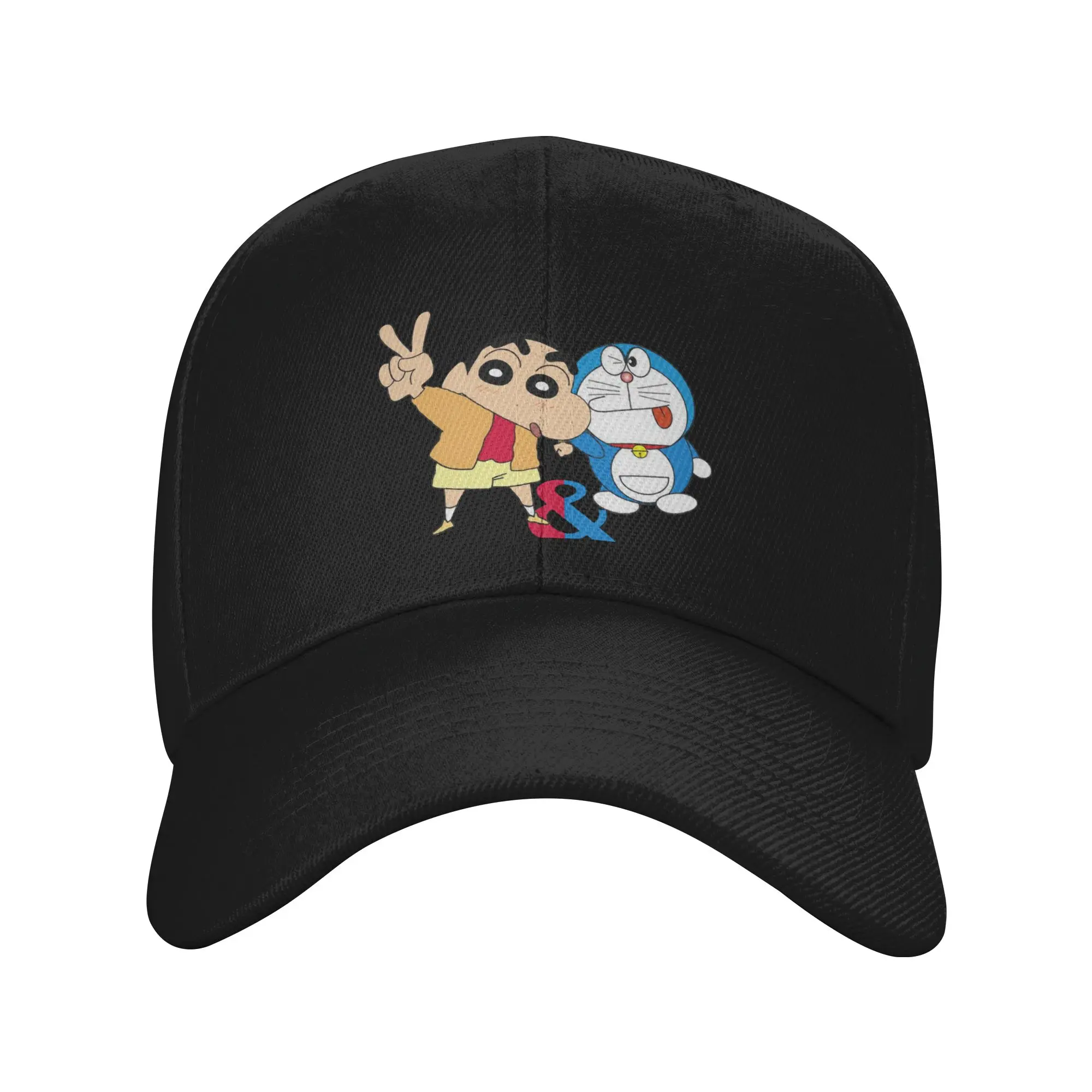 Crayon Shin-chan Baseball Cap Unisex Sport Sun Caps Doraemon Hats Adjustable Polyester Sun Caps