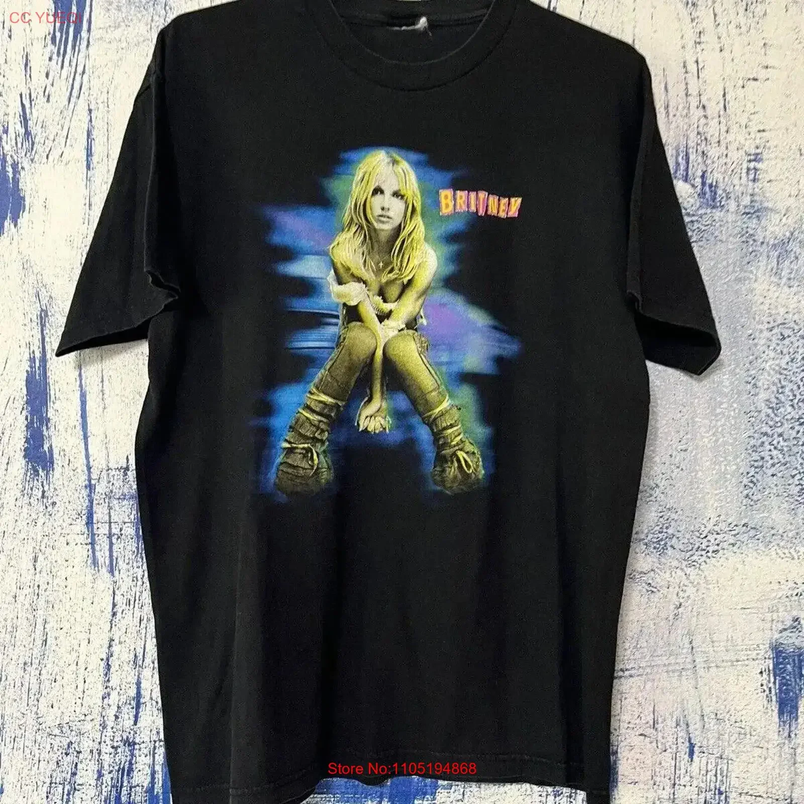 RARE Vintage Y2K 2001 Britney Spears Dream Within a Tour T Shirt Large vintage Washed homme Stylish designer clothes Versatile