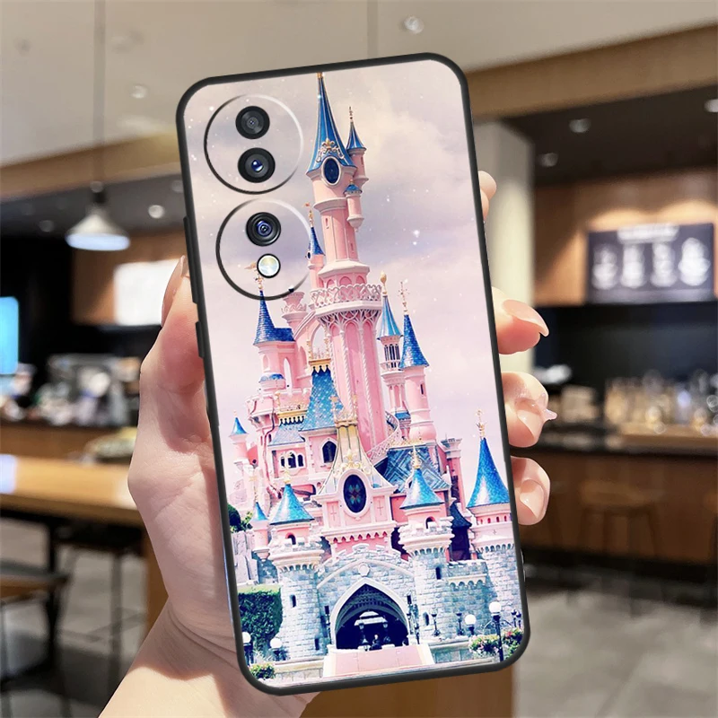 Princess and Castle Case For Huawei Honor X7 X8 X9 X9a 50 70 P20 P30 P40 Lite P50 Mate 50 Pro Nova 5T P Smart