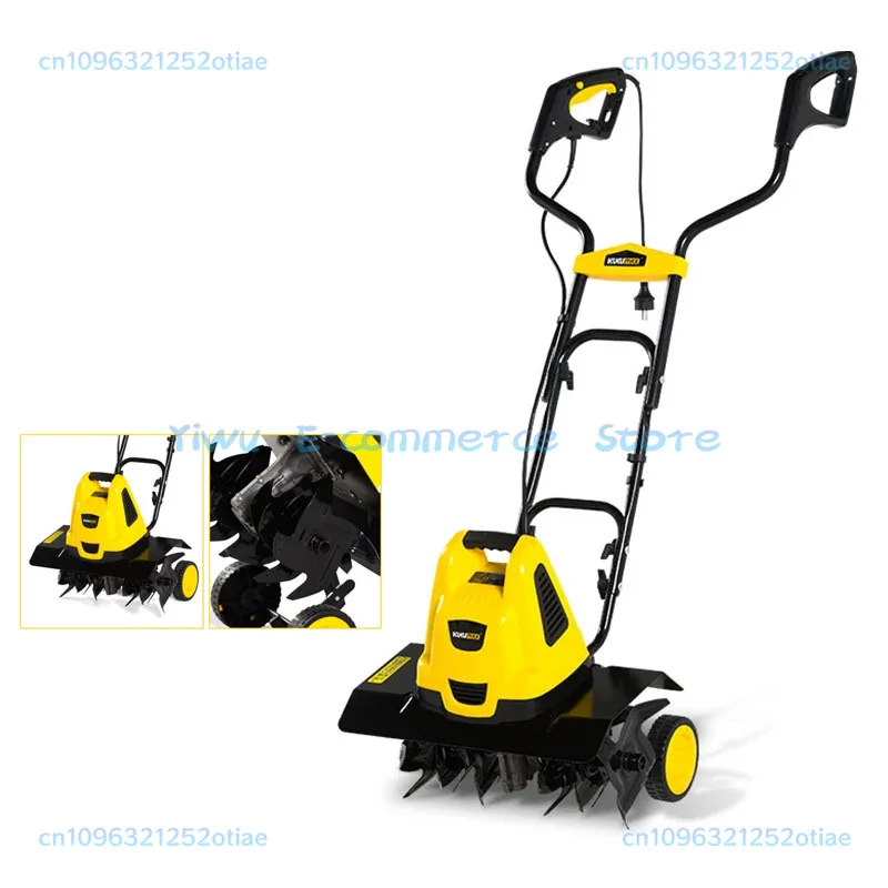 Agricultural Rotary Tiller Multifunctional Garden Rotary Cultivator Bulldozer Electric Small-Scale Scarifier Plow