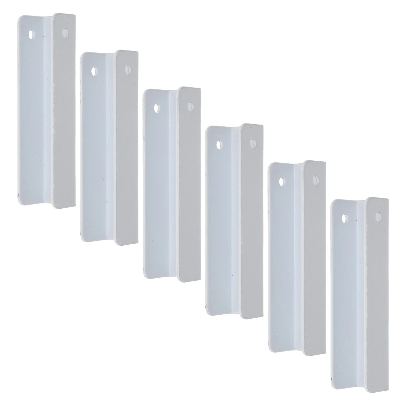 

6Pcs U Shaped Groove Pet Gate Fittings Baby Safety Gate Wall Fixing Kit Indoor Extension Connector for Child Barrier Fence