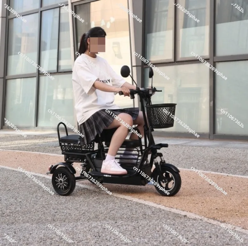 Electric Tricycle Small Household The Elderly Scooter Ladies Folding Light Tricycle