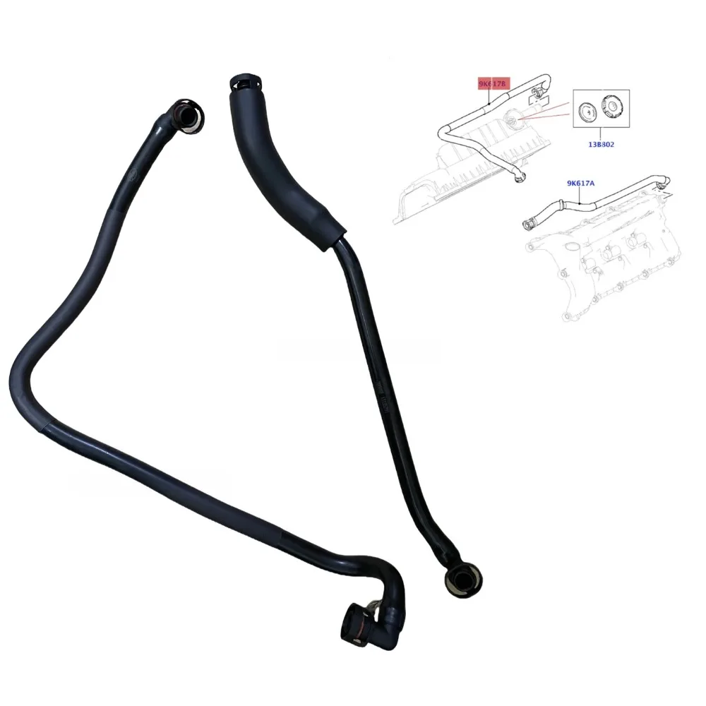 

For Land Rover Discovery‌ 5 4 Sport for Jaguar XE XF3.0 5.0 Valve Cover Exhaust Pipe Flue Gas Leading