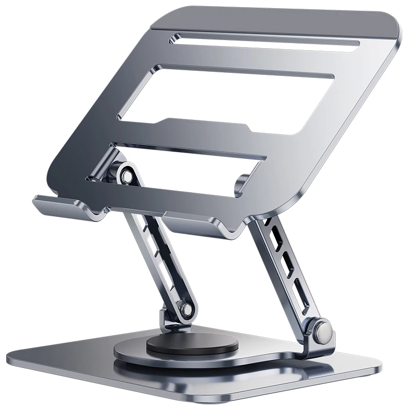 

Регулируемая на 360 градусов подставка для ноутбука из алюминиевого сплава, складной металлический держатель для планшета