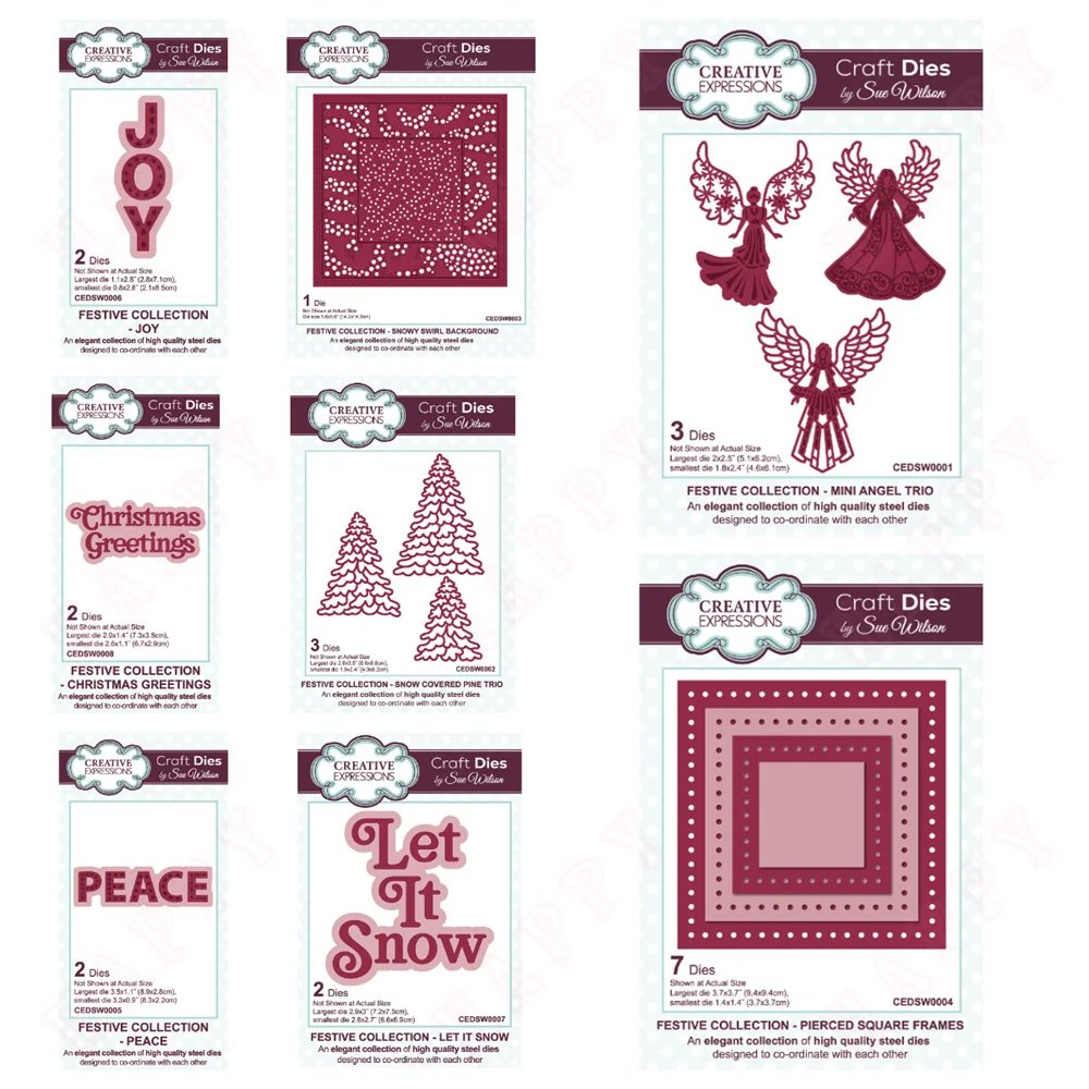 

Pierced Square Frames Metal Craft Cutting Dies DIY Scrapbooking Paper Diary Decoration Handmade For Embossing Template New