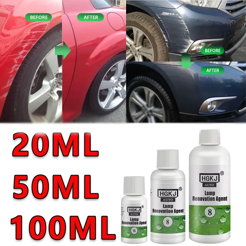 

Car Headlight Restoration Polishing Kits Headlamp Scratch Remover Repair Cleaning Paste Remove Oxidation Headlight Polish Liquid