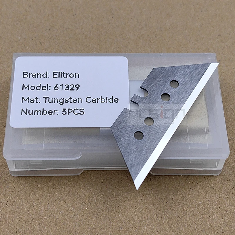 Elitron 61329 Lâminas de Faca Ferramenta de Corte em v Lâmina Trapezoidal Martor Kongsberg Bld-tz129 Zund Z73