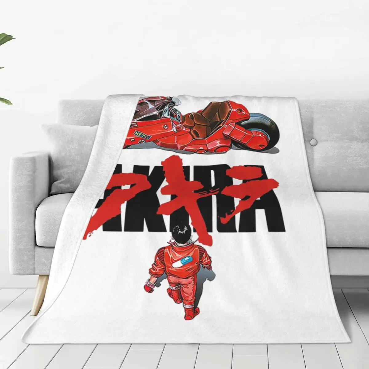 Akira Anime Japan Retro Blanket Soft Warm Flannel Throw Blanket Plush for Bed Living room Picnic Travel Home Couch