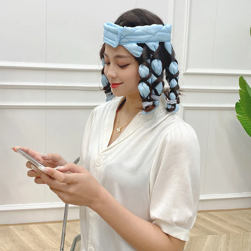 

Hair Curler Hair Styling Appliances INS Non Thermal Ring Foam Detachable Velcro Comfortable Beauty Health Automatic Hair Curler