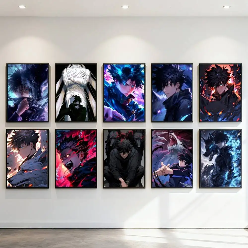 fushiguro megumi Poster Art Print Anime Style Home Decor Ideal Gift Perfect Room Decor