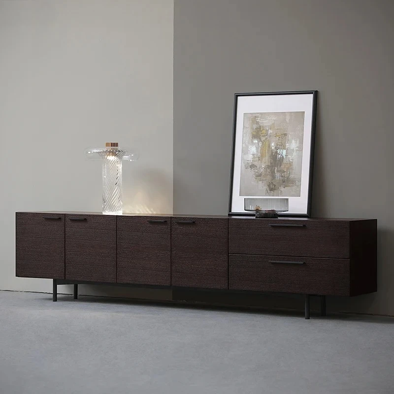 

TV cabinet coffee table combination simple modern small apartment living room light luxury TV cabinet