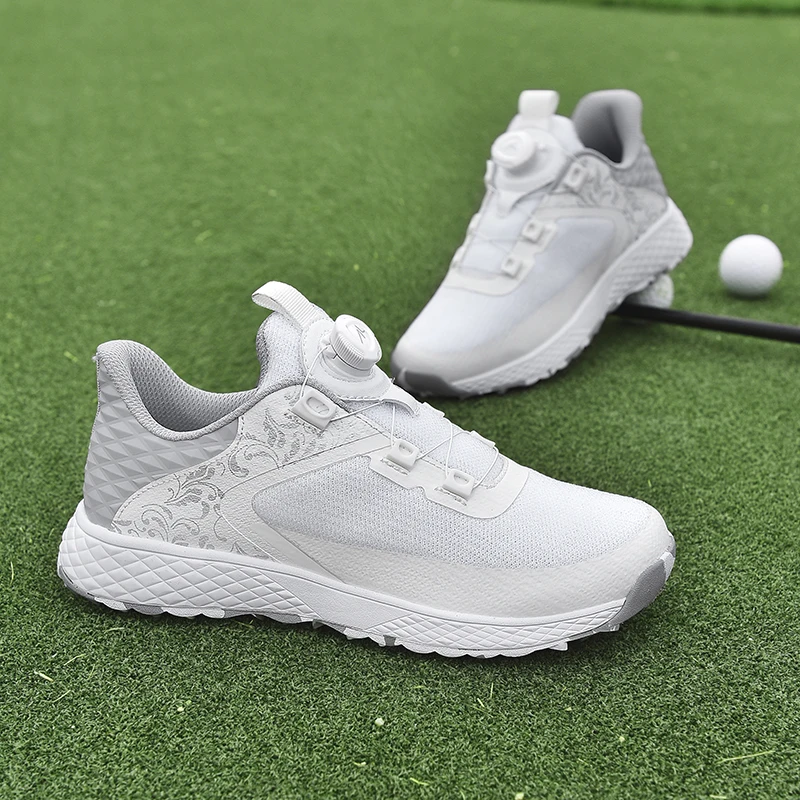 LiXingMing Golf Shoes Women 2024 Waterproof Breathable Golf Sneakers Outdoor Training Golf Sport Shoes Unisex Size 35-42#