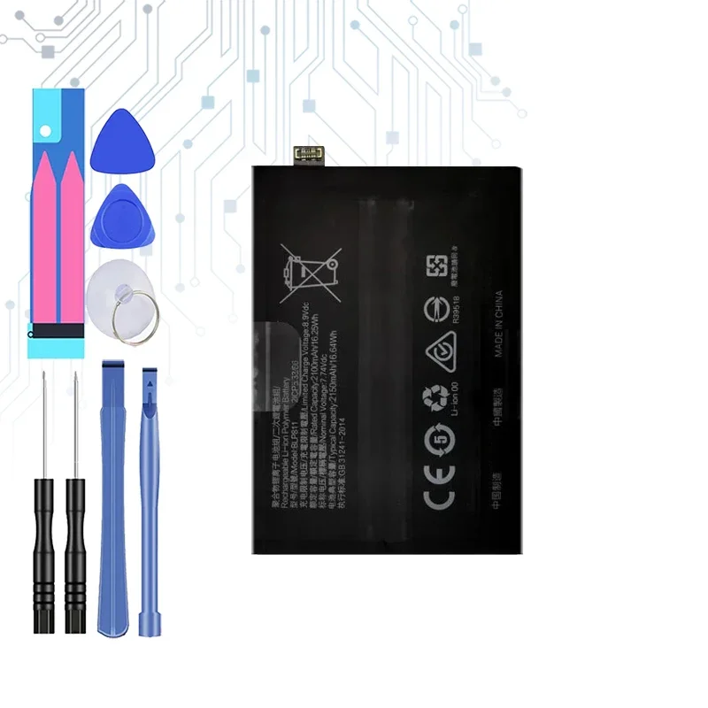 2150mAh Replacement Battery BLP811 For Oppo Find X3 Lite CPH2145 Reno 4 SE PEAT00 PEAM00/5 5G PEGM00 PEGT00