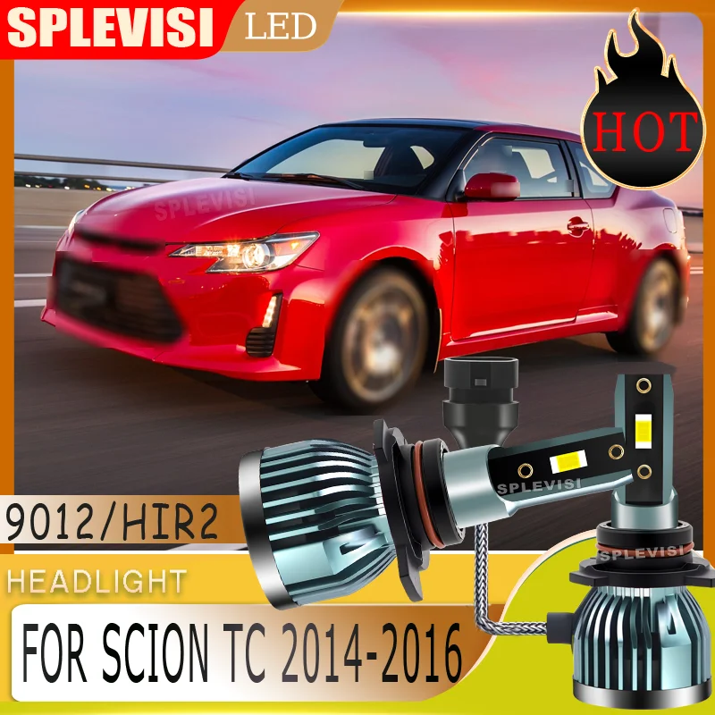 

12v Enhanced Visibility Durable Materials Last Longer 60000 Hour Lifespan Quick-Heat LED Headlight For SCION tC 2014 2015 2016