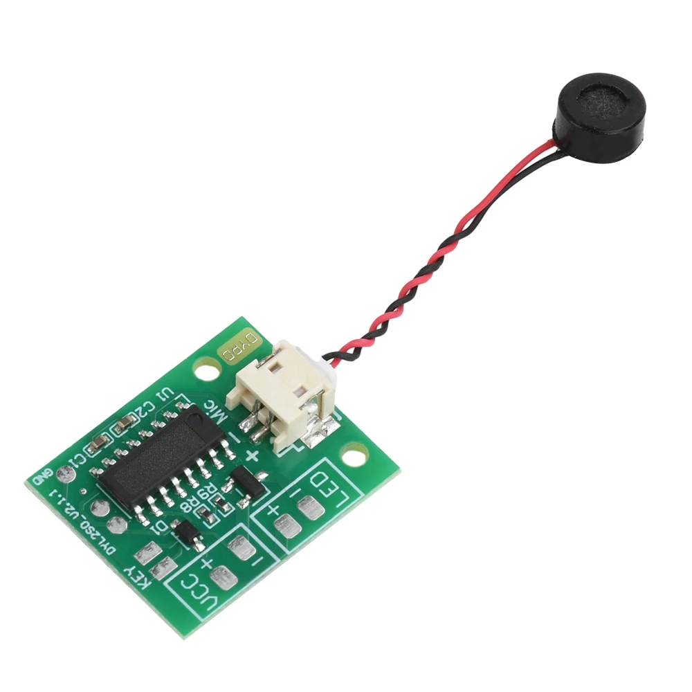 AI Offline Voice Switch Control Board Sound Control Circuit Driver Board for Single Color Light ON/OFF and Brightness Control