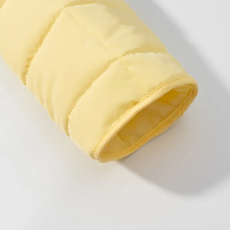 Damska kurtka/płaszcz na jesień i zimę z okrągłym dekoltem, zapinana na metalowe guziki, z długim rękawem, ozdobiona kieszeniami, odzież codzienna, nowość 2025