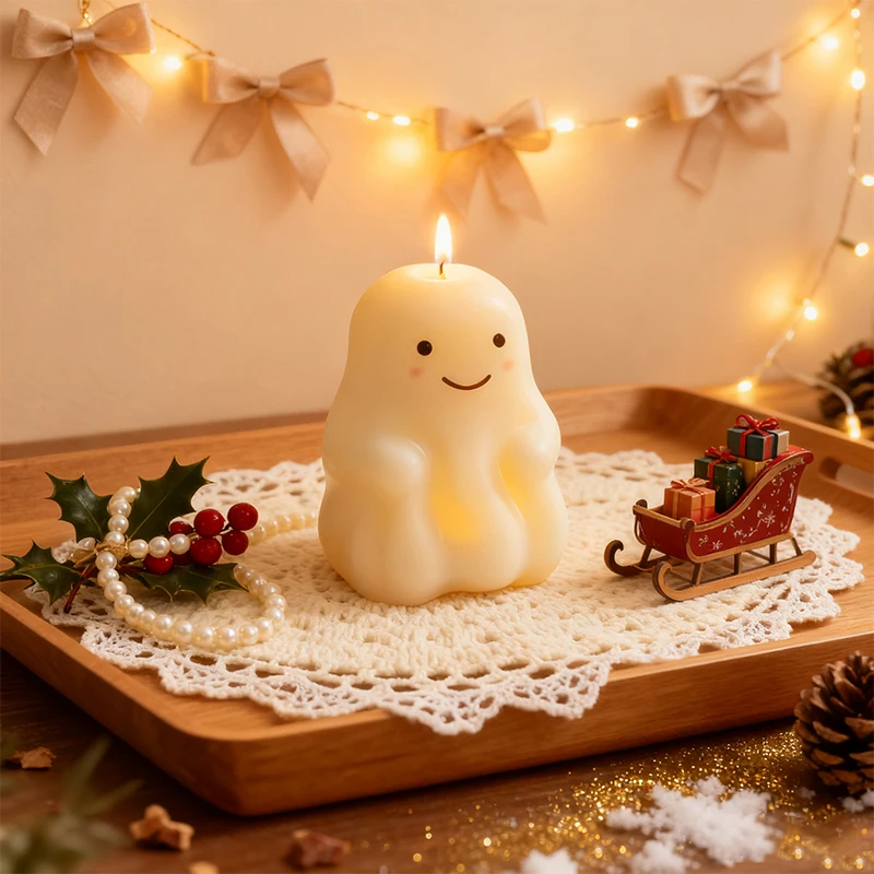 

Pumpkin Shaped Silicone Mold DIY Handmade Aromatherapy Candle Soap Plaster Craft Mould for Home Decor Festival Gift