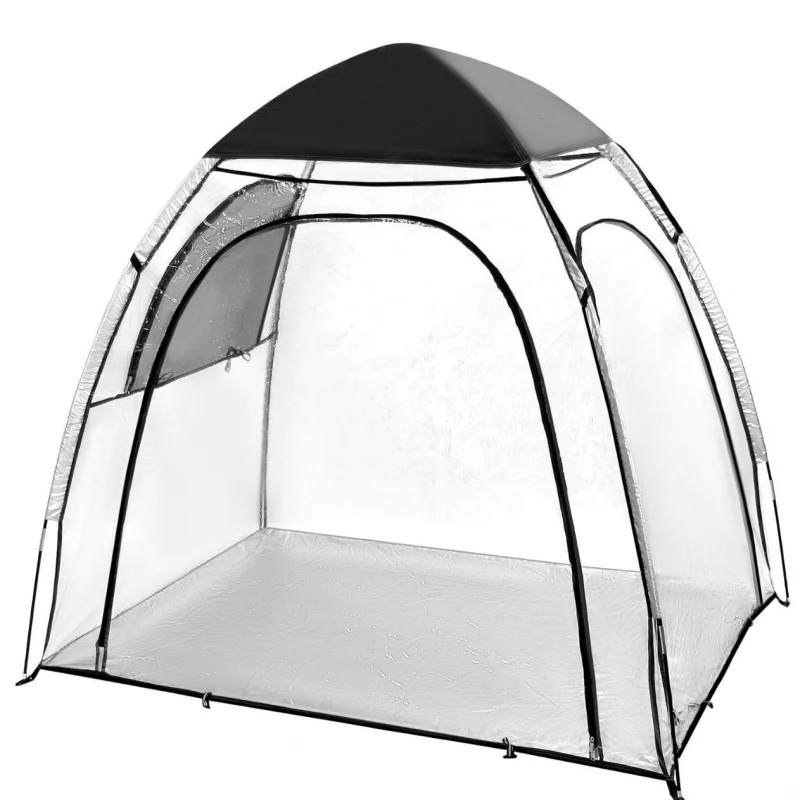 Transparent Mini Greenhouse Winter Warm Garden Cover Foldable Outdoor Plant Greenhouse，PVC Sunshine Room，Viewing Tent，