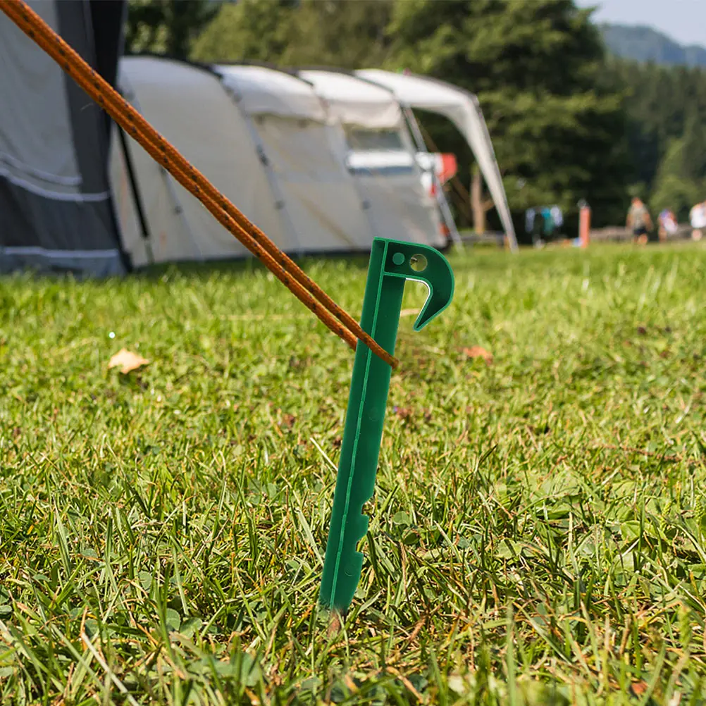 

50 Pcs Tent Nail Ground Nails for Stakes Camping Accessories Plastic Outdoor Anchors
