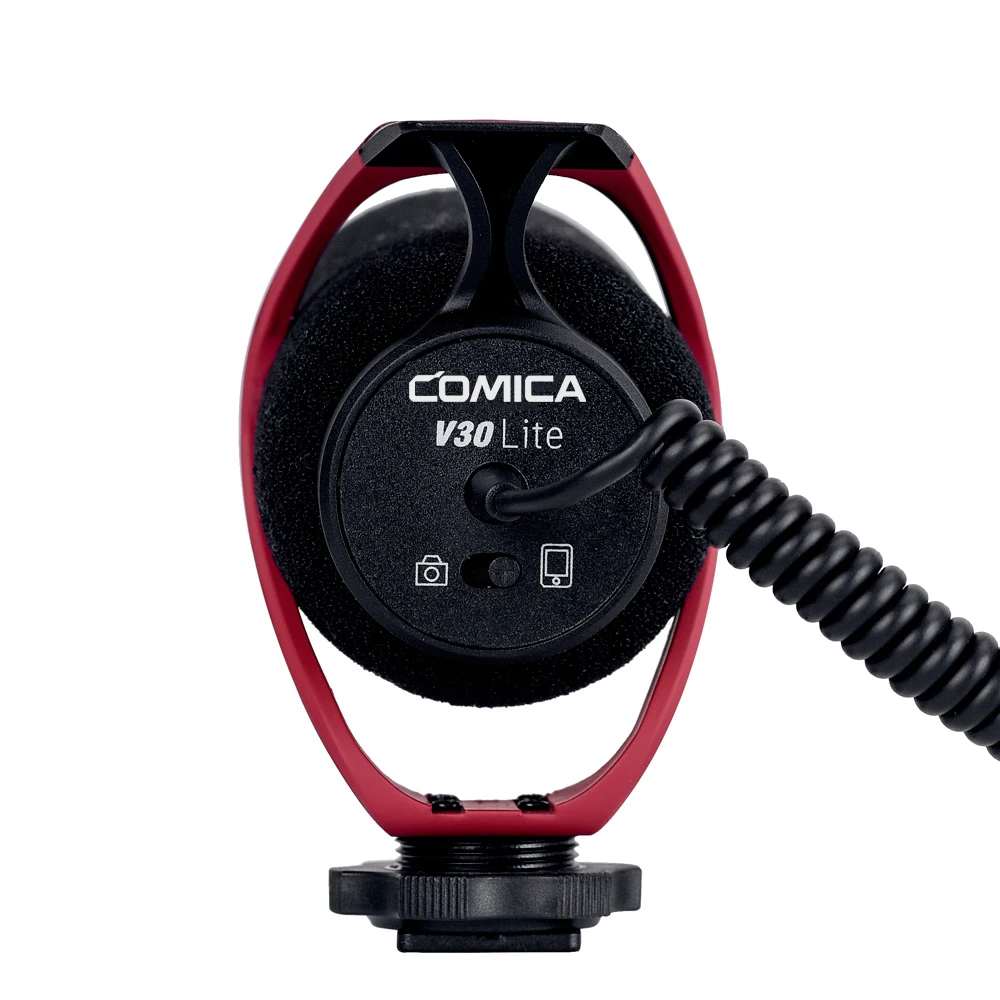 Comica CVM-V30 LITE กล้อง Shotgun ไมโครโฟน Supercardioid Professional คอนเดนเซอร์วิดีโอ Volgging ไมโครโฟนบันทึก Shock Mount