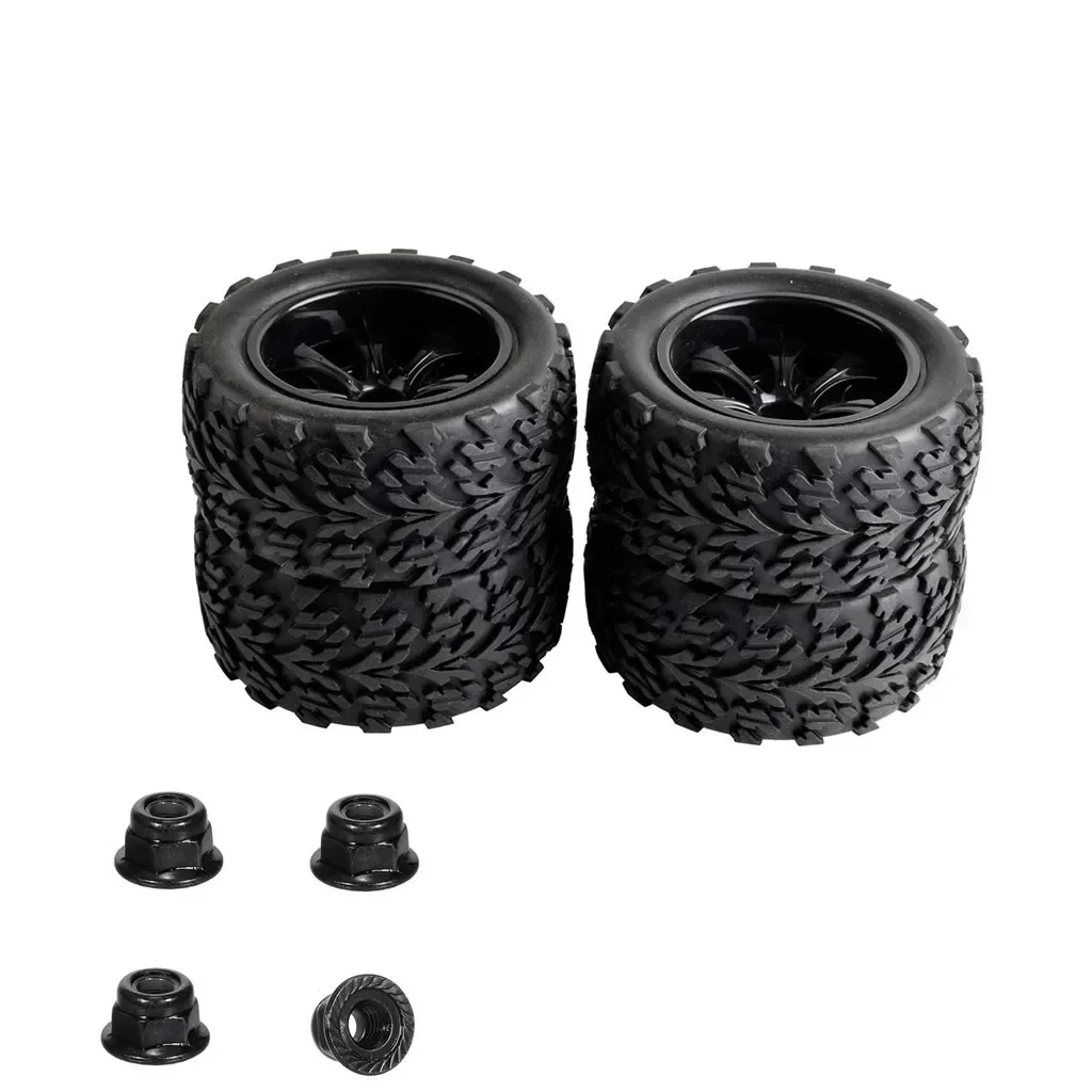 4 sztuk 1/10 Off-Road Car Truck opony 55*115MM plastikowa obręcz koła gumowa opona do HSP HPI 94108 94111 94188