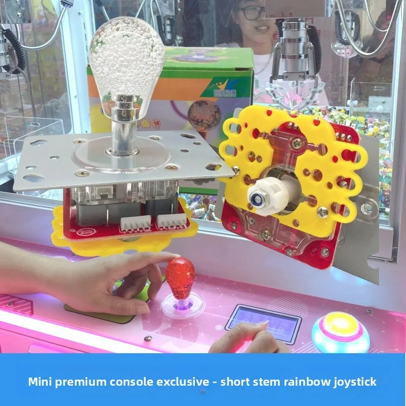 

Мини-аркадный игровой автомат с монетоприемником и короткой ручкой, цветной джойстик JX-650, напрямую от производителя